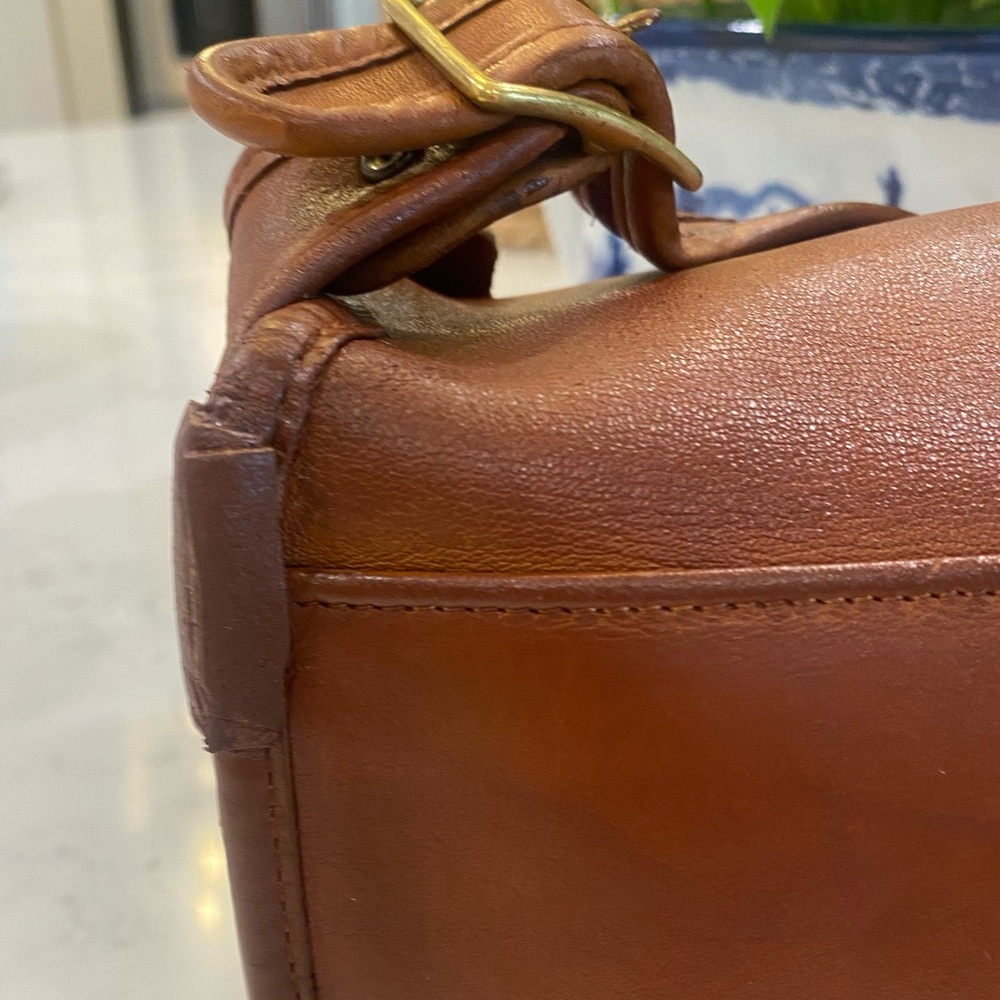 Vintage Coach Original Grand Rambler British Tan 👜FABULOUS!👜 BEST PRICE! - Picture 14 of 15